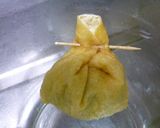 ☆簡単おいしい☆巾着ネギ卵納豆☆作り方8写真