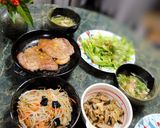 人参ともやしの海苔醤油和え作り方6写真