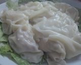 レタスも葱もモリモリ湯豆腐みたいな水餃子作り方5写真
