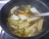 ☆筍と白菜のしょうゆ仕立ての汁物☆作り方9写真