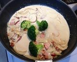 コク旨‼カルボナーラ味噌風♪作り方3写真