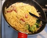 コク旨‼カルボナーラ味噌風♪作り方4写真