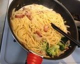 コク旨‼カルボナーラ味噌風♪作り方5写真