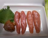たらこの煮つけ・薬味添え作り方1写真