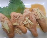 たらこの煮つけ・薬味添え作り方9写真