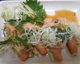 たらこの煮つけ・薬味添え作り方12写真