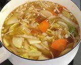 中華風野菜スープ作り方6写真
