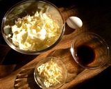 簡単ランチ！キャベツの甘辛丼作り方1写真