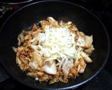 簡単ランチ！キャベツの甘辛丼作り方3写真