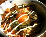 簡単ランチ！キャベツの甘辛丼作り方5写真
