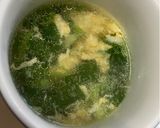 キャベツとニラの卵スープ作り方4写真