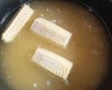 生とうもろこしのかき玉汁作り方4写真