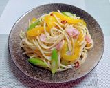 カラフル野菜のペペロンチーノ作り方6写真