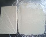 一口チョコ利用法①パイシートでチョコパイ作り方1写真