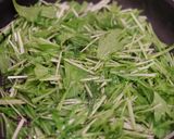 なすと水菜しらすの　コクうまポン酢かけ作り方3写真
