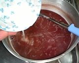 お正月の残った甘味を添えて焼き餅のお汁粉作り方3写真