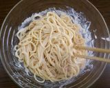 ホットミルクソースの明太子パスタ作り方9写真