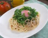 ホットミルクソースの明太子パスタ作り方10写真