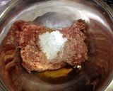 中華風豚ミンチ煮込みハンバーグ作り方1写真