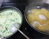☆エビ入りホウレン草のクリームパスタ☆作り方22写真