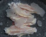 土鍋使用！豆乳で優しい鶏肉と卵の親子お粥作り方3写真