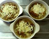 食パンで＊絶品オニオングラタンスープ作り方7写真