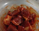 韓国家庭料理❀豚ばら肉の甘辛炒め作り方2写真