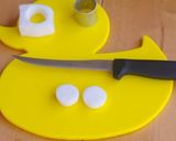 ハンペンのちょうちょ（春のキャラ弁に）作り方1写真