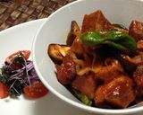 韓国家庭料理❀豚ばら肉の甘辛炒め作り方7写真