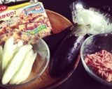 春雨入り麻婆茄子作り方1写真