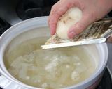 れんこんのすり流し鍋作り方6写真