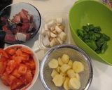 *鯖と野菜のトマト煮込みで美人を目指せ*作り方1写真