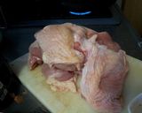 鶏ムネ肉しっとり煮とりごぼーソース作り方4写真