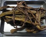 　☆　芋がらの炒め煮　☆(芋ずいき)作り方1写真
