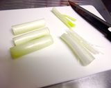 白髪ねぎの梅和え作り方1写真