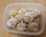 りんごとクリームチーズのパン作り方5写真