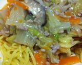 白菜と豚肉だけ★あんかけかた焼きそば風作り方7写真