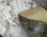 塩抜きたくあんと豚肉のグラタン作り方5写真