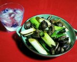 簡単！砂ずりと長ネギの炒めもの作り方5写真