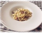 ♡しめじとベーコンのクリーム生パスタ♡作り方7写真