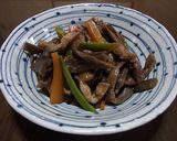 　☆　芋がらの炒め煮　☆(芋ずいき)作り方7写真