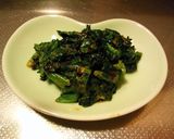 冷凍ほうれん草のＷ海苔和え作り方4写真