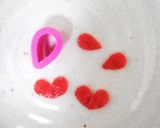 簡単！キャラ弁当☆バレンタインハート♪作り方1写真