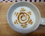 お絵描き♡ホットミルク作り方7写真