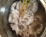 簡単味付!茹でキャベツと豚肉のおかか和え作り方4写真