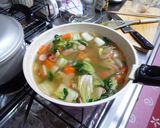 野菜たっぷり豆乳スープ（*´・△・`　）作り方6写真
