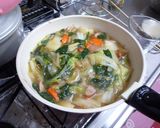 野菜たっぷり豆乳スープ（*´・△・`　）作り方7写真