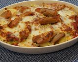 《オーブンde2品》ラムとトマトチーズ焼作り方8写真