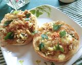 白菜・大葉の醤油麹和トースト　作り方6写真