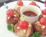 簡単！X'masリースのミートローフ作り方7写真